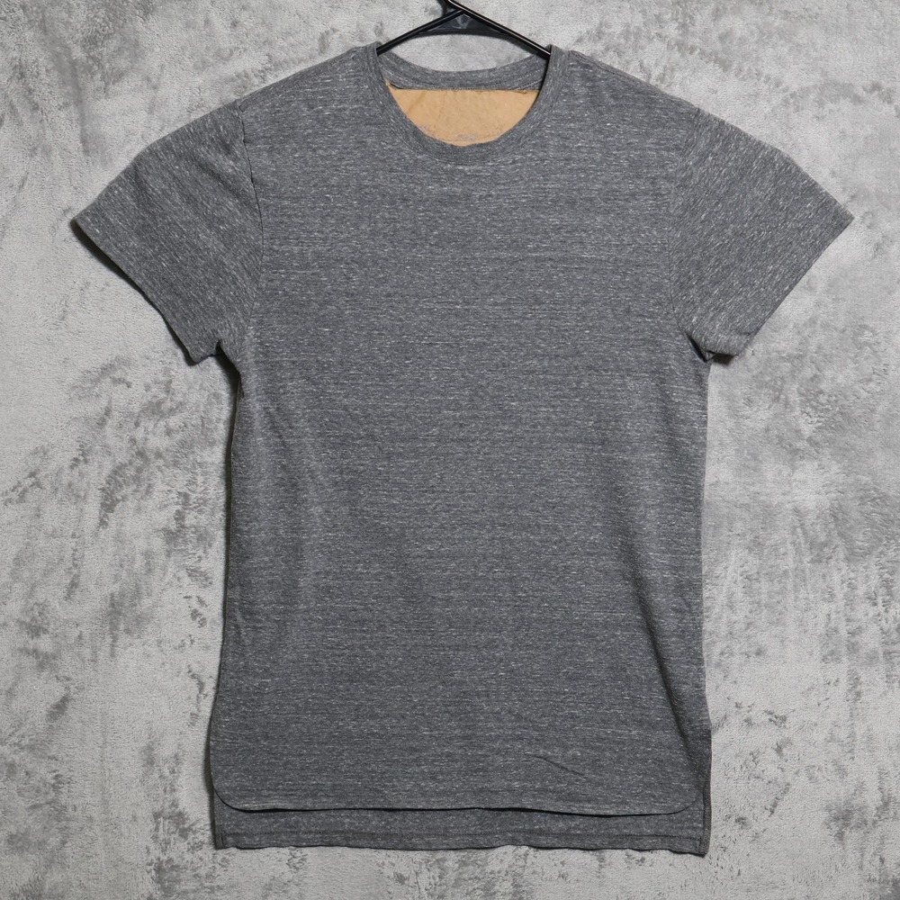 Fear Of God Essentials Shirt Mens Small Gray Heather Crewneck Longline Tee